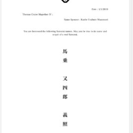 PDF style Certificate